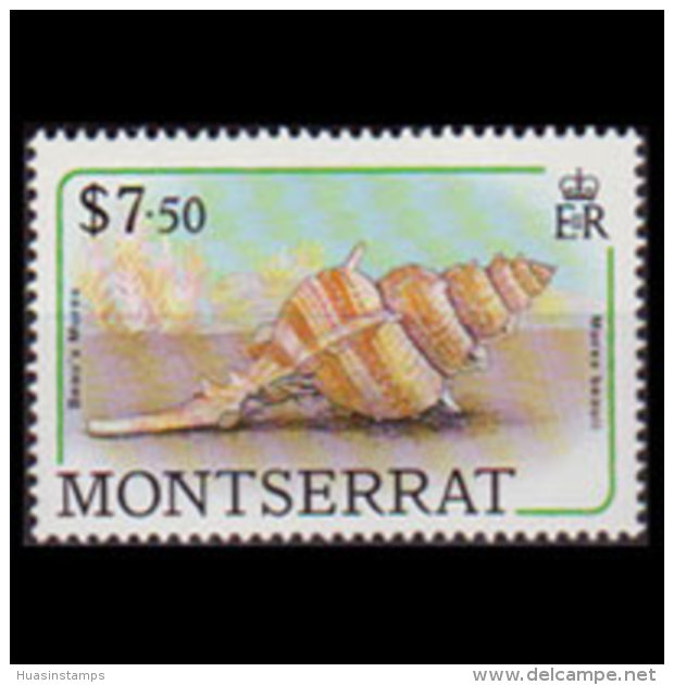 MONTSERRAT 1988 - Scott# 695 Seashell $7.5 MNH - Montserrat