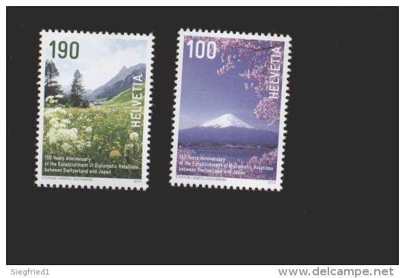 Schweiz  **  2326-2327 Schweiz Japan  Neuheiten März 2014 - Unused Stamps