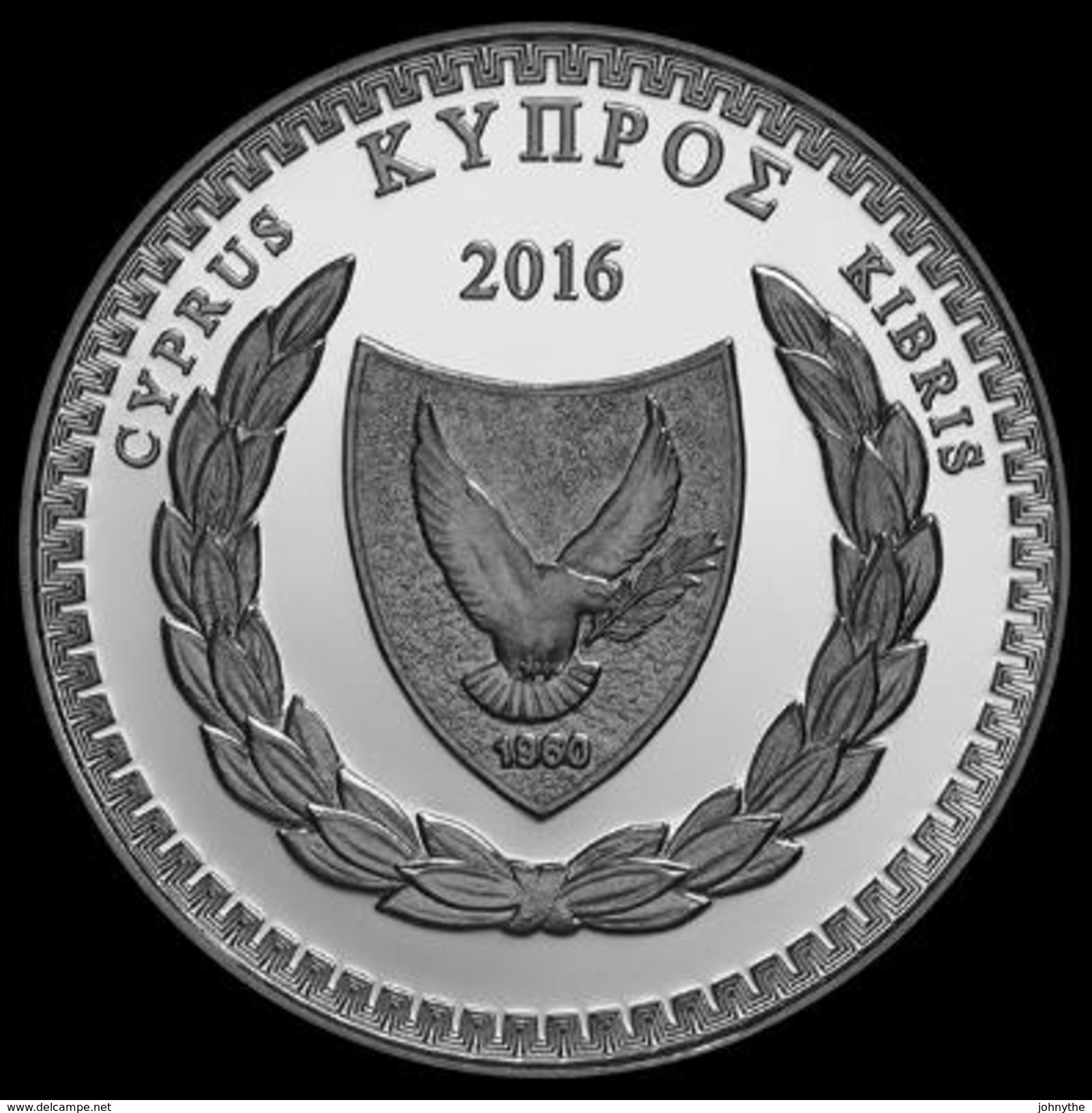 Cyprus 2016-The poet  Lipertis Dimitris (silver) - 2016 - &euro;5 -unc with box and certificate