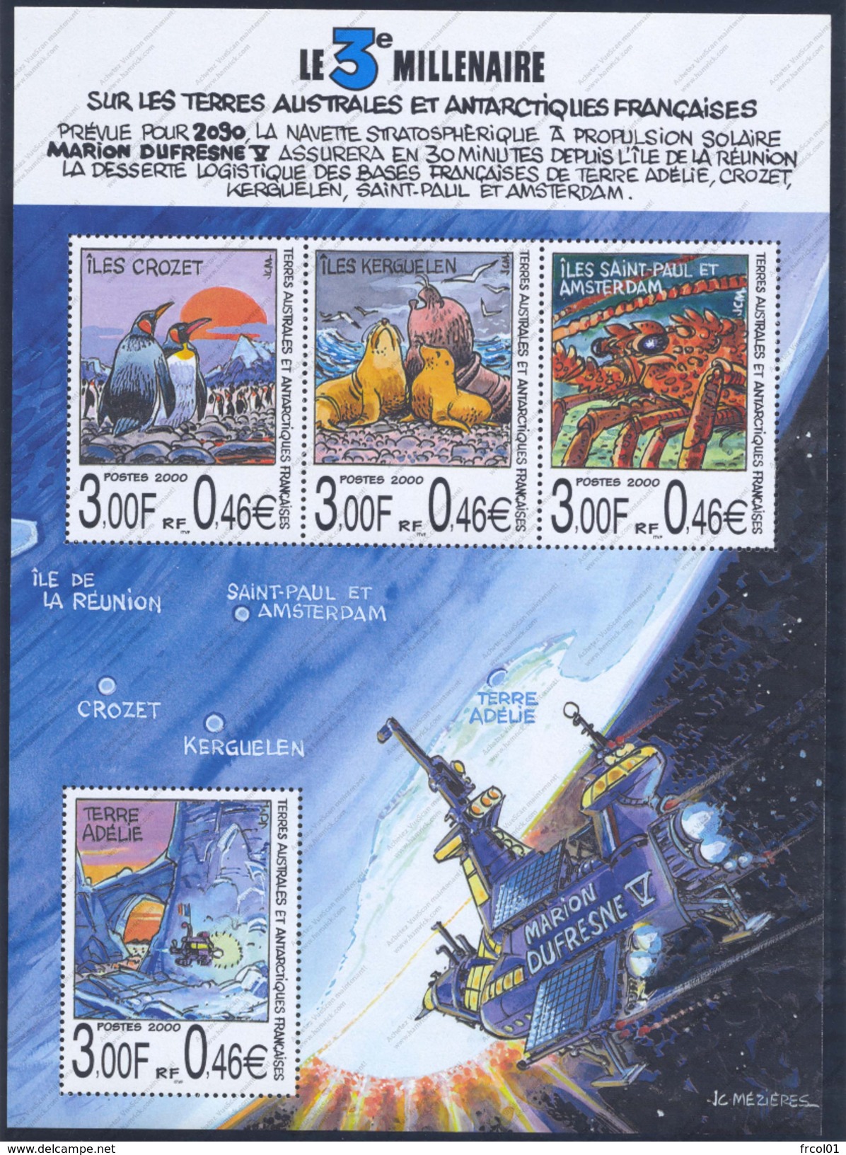 TAAF (FSAT), Yvert BF4, Scott 274,  MNH - Blokken & Velletjes