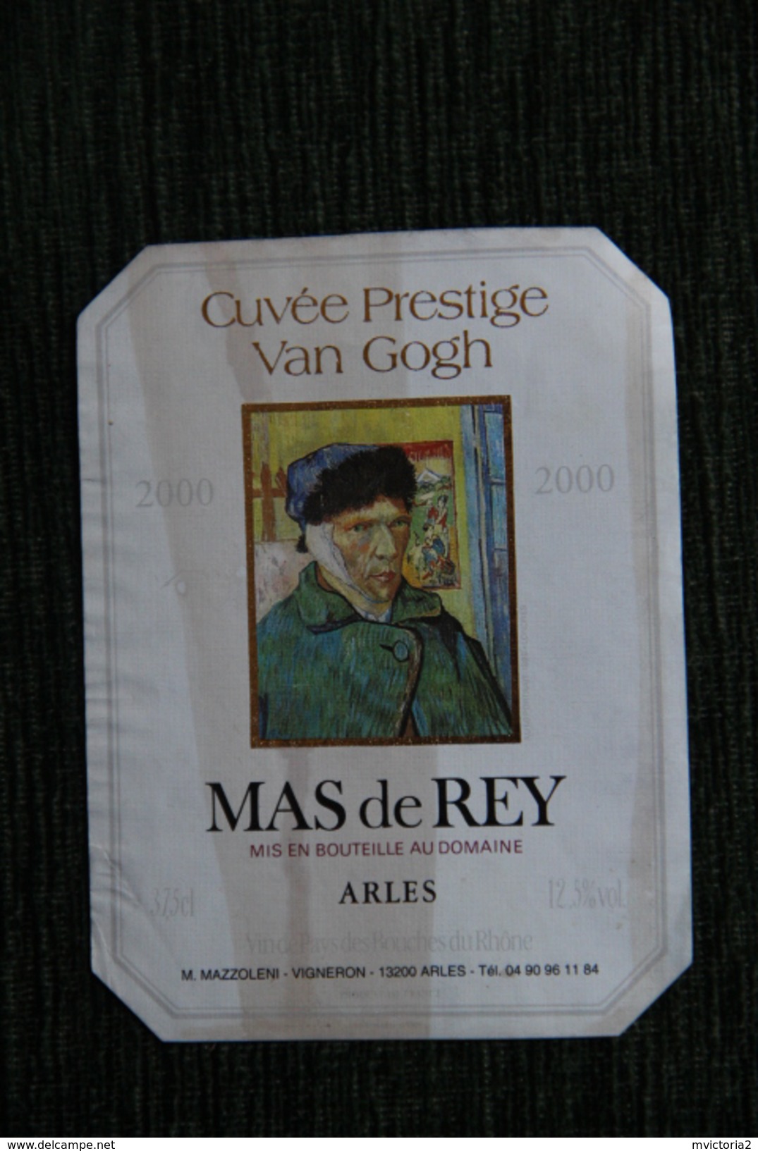 ETIQUETTE - ARLES - Cuvée Prestige VAN GOGH , 2000, Mas De REY. - Languedoc-Roussillon