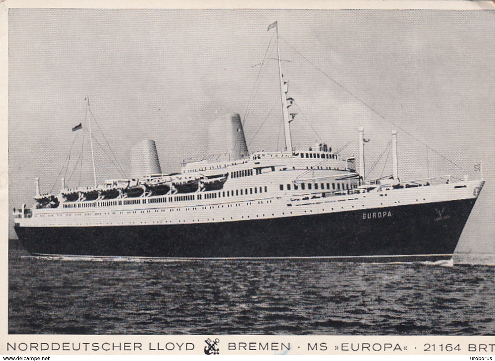 SHIPS - MS Europa - Norddeutscher Lloyd Bremen - Dampfer