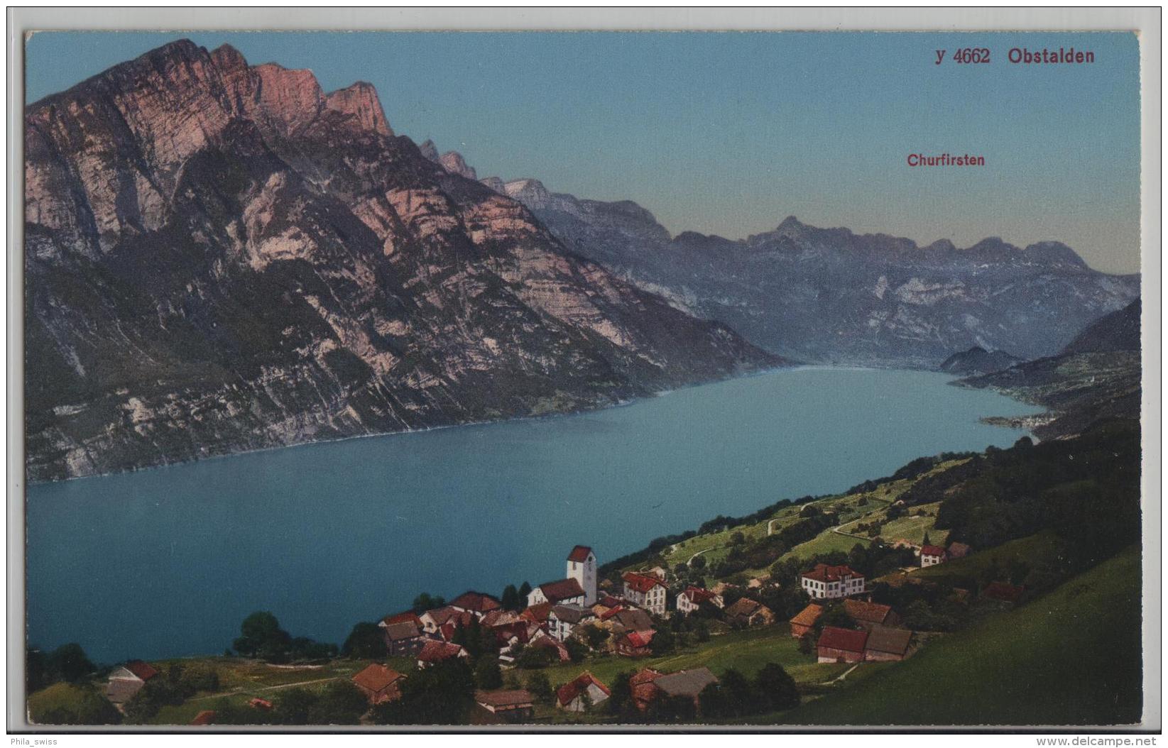 Obstalden Glarus- Photoglob No. 4662 - Obstalden