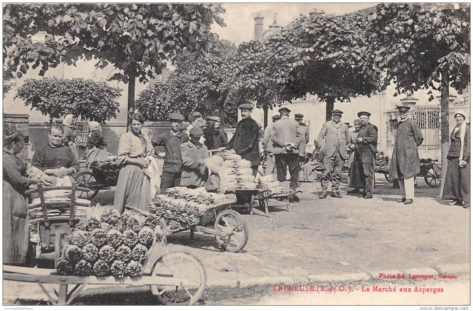 78 - YVELINES / Freneuse - Le Marché Aux Asperges - Superbe Animation - Freneuse