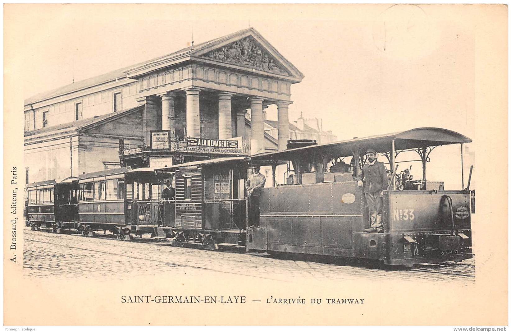 78 - YVELINES / Saint Germain En Laye - L'arrivée Du Tramway - Gros Plan - Superbe !!! - St. Germain En Laye (Château)