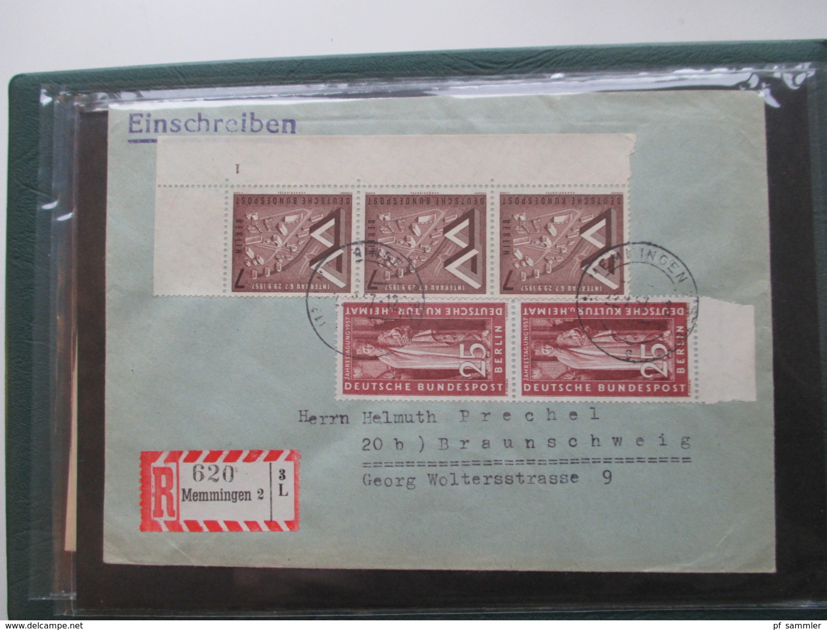 Berlin FDC / Bedarf 1953 - 1991 Fast Alles Portogerecht + Berlin Stempel! Kehrdrucke / HAN / Paare Sehr Spannend! 88 Stk - Sammlungen (im Alben)