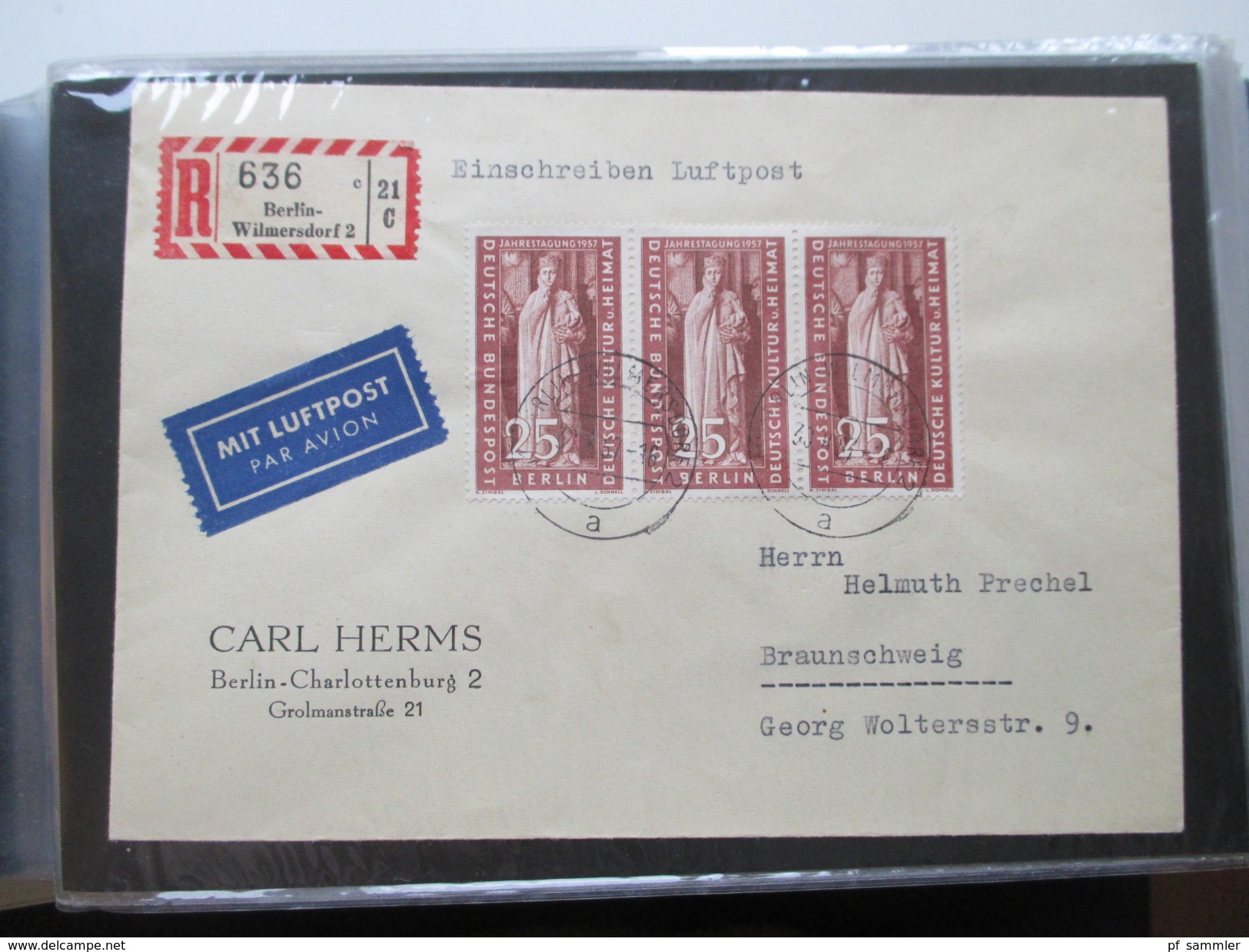 Berlin FDC / Bedarf 1953 - 1991 Fast alles portogerecht + Berlin Stempel! Kehrdrucke / HAN / Paare Sehr spannend! 88 stk