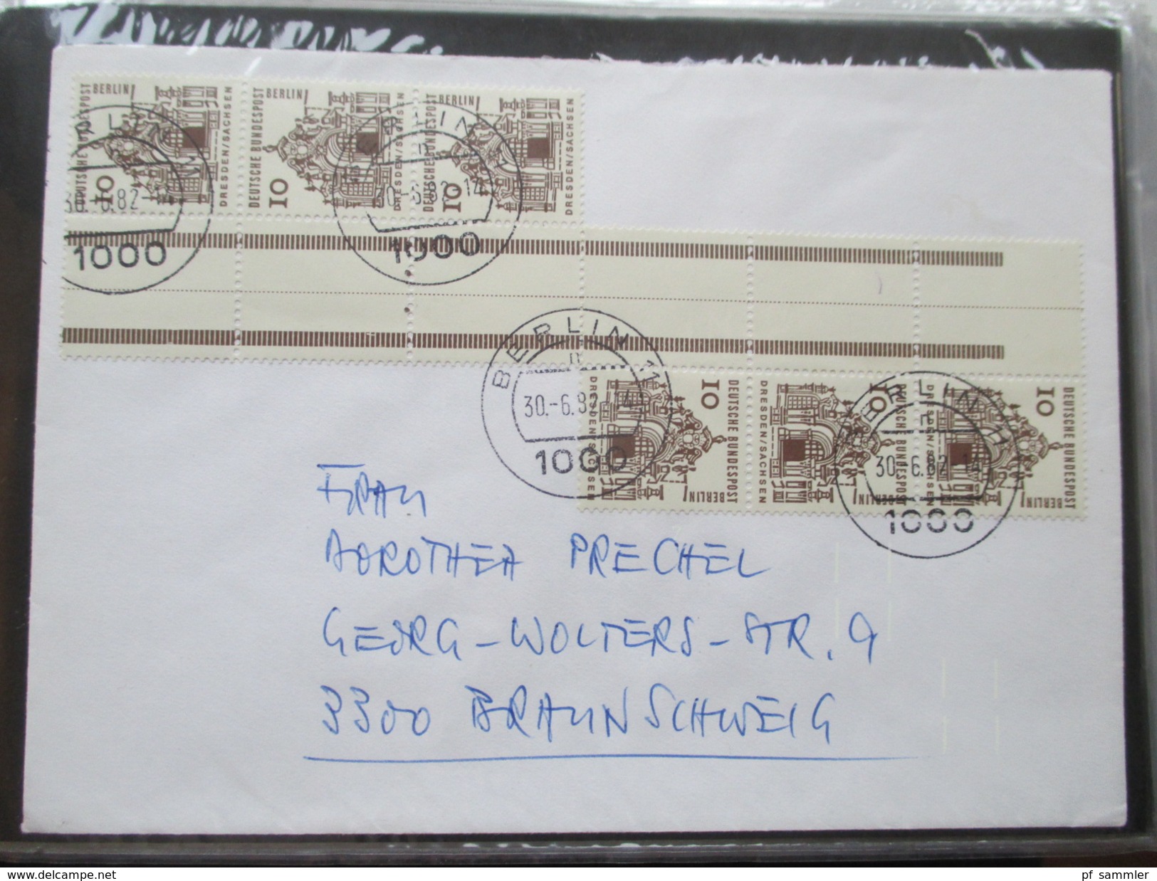 Berlin FDC / Bedarf 1953 - 1991 Fast alles portogerecht + Berlin Stempel! Kehrdrucke / HAN / Paare Sehr spannend! 88 stk