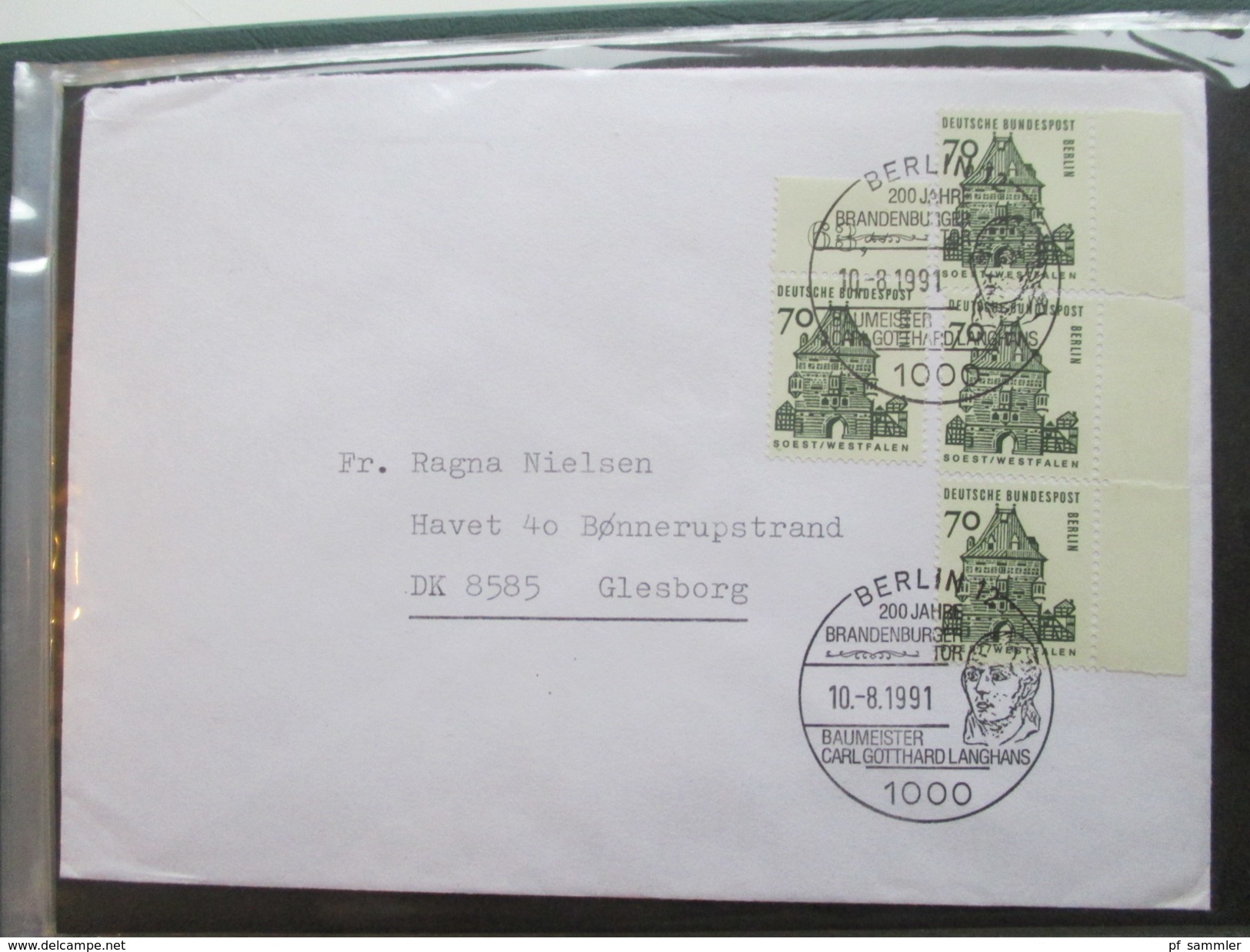 Berlin FDC / Bedarf 1953 - 1991 Fast alles portogerecht + Berlin Stempel! Kehrdrucke / HAN / Paare Sehr spannend! 88 stk