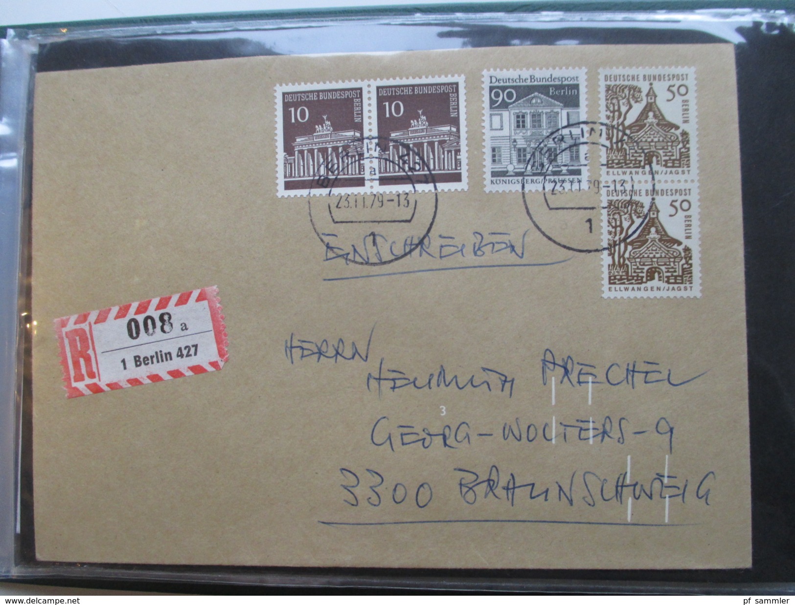 Berlin FDC / Bedarf 1953 - 1991 Fast alles portogerecht + Berlin Stempel! Kehrdrucke / HAN / Paare Sehr spannend! 88 stk