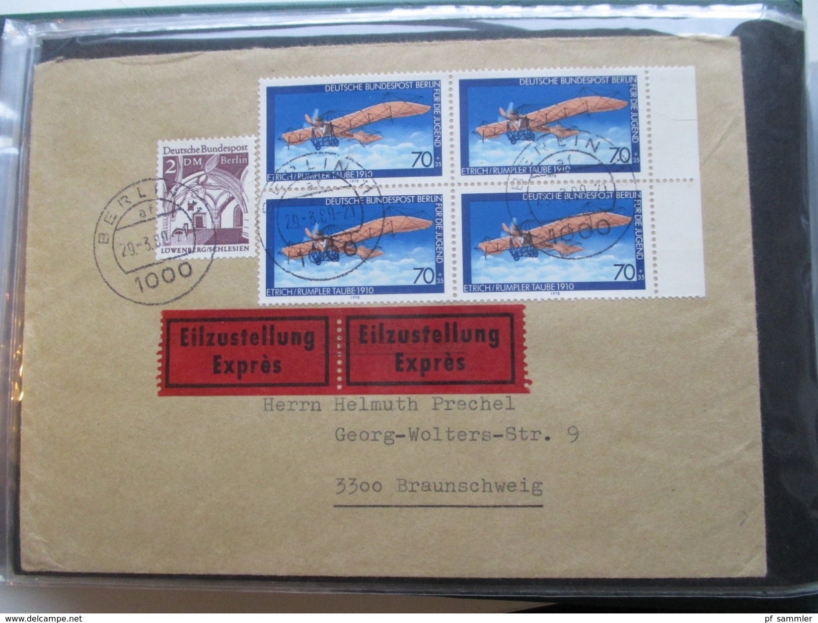 Berlin FDC / Bedarf 1953 - 1991 Fast alles portogerecht + Berlin Stempel! Kehrdrucke / HAN / Paare Sehr spannend! 88 stk