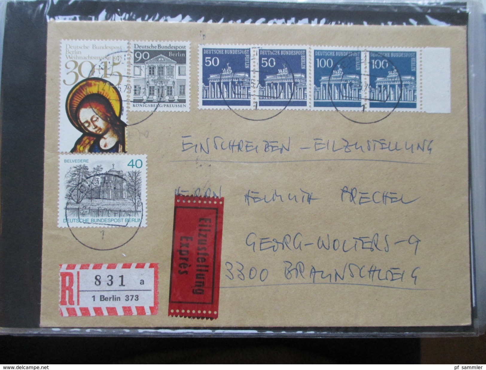 Berlin FDC / Bedarf 1953 - 1991 Fast alles portogerecht + Berlin Stempel! Kehrdrucke / HAN / Paare Sehr spannend! 88 stk