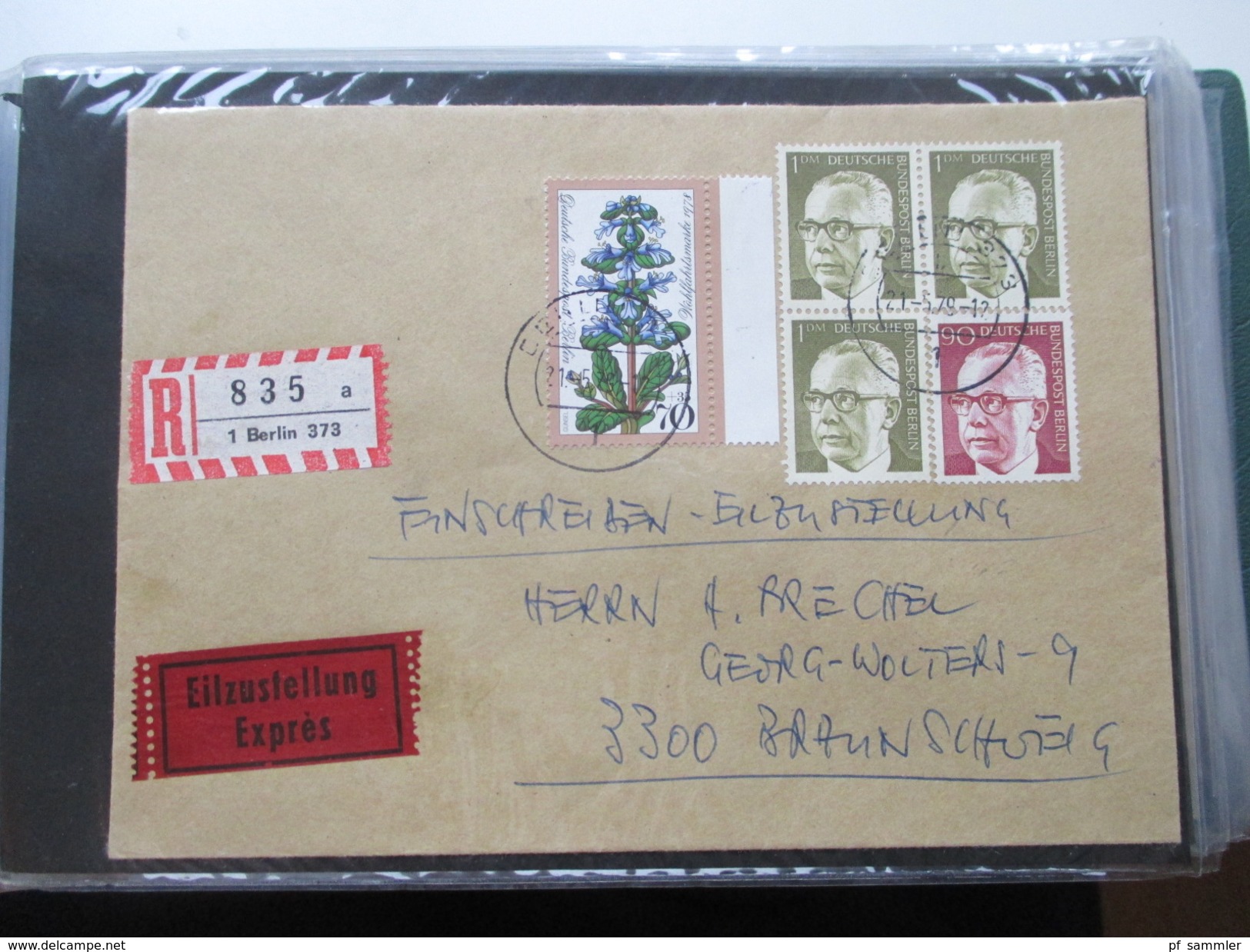 Berlin FDC / Bedarf 1953 - 1991 Fast alles portogerecht + Berlin Stempel! Kehrdrucke / HAN / Paare Sehr spannend! 88 stk