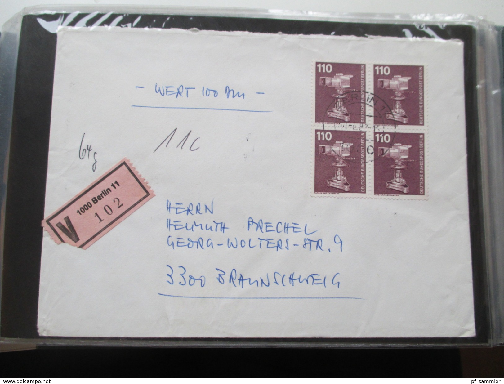 Berlin FDC / Bedarf 1953 - 1991 Fast alles portogerecht + Berlin Stempel! Kehrdrucke / HAN / Paare Sehr spannend! 88 stk