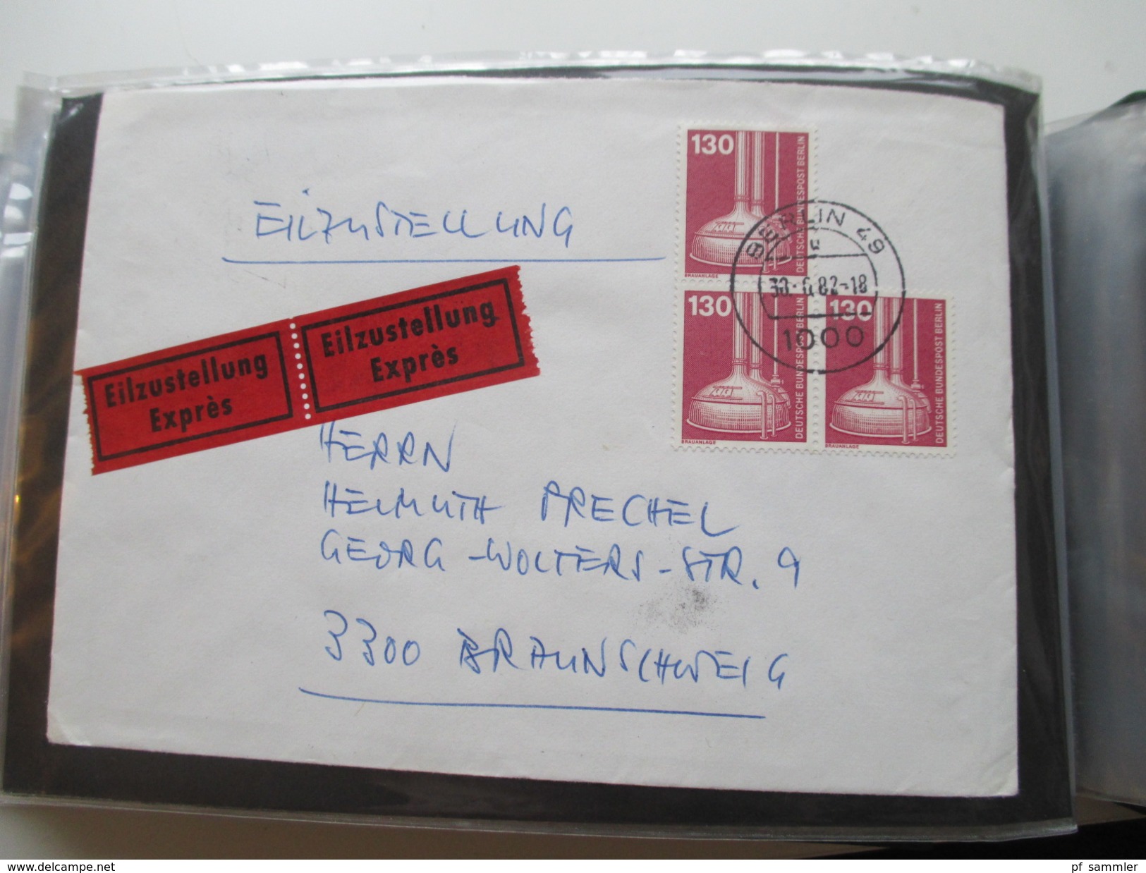 Berlin FDC / Bedarf 1953 - 1991 Fast alles portogerecht + Berlin Stempel! Kehrdrucke / HAN / Paare Sehr spannend! 88 stk