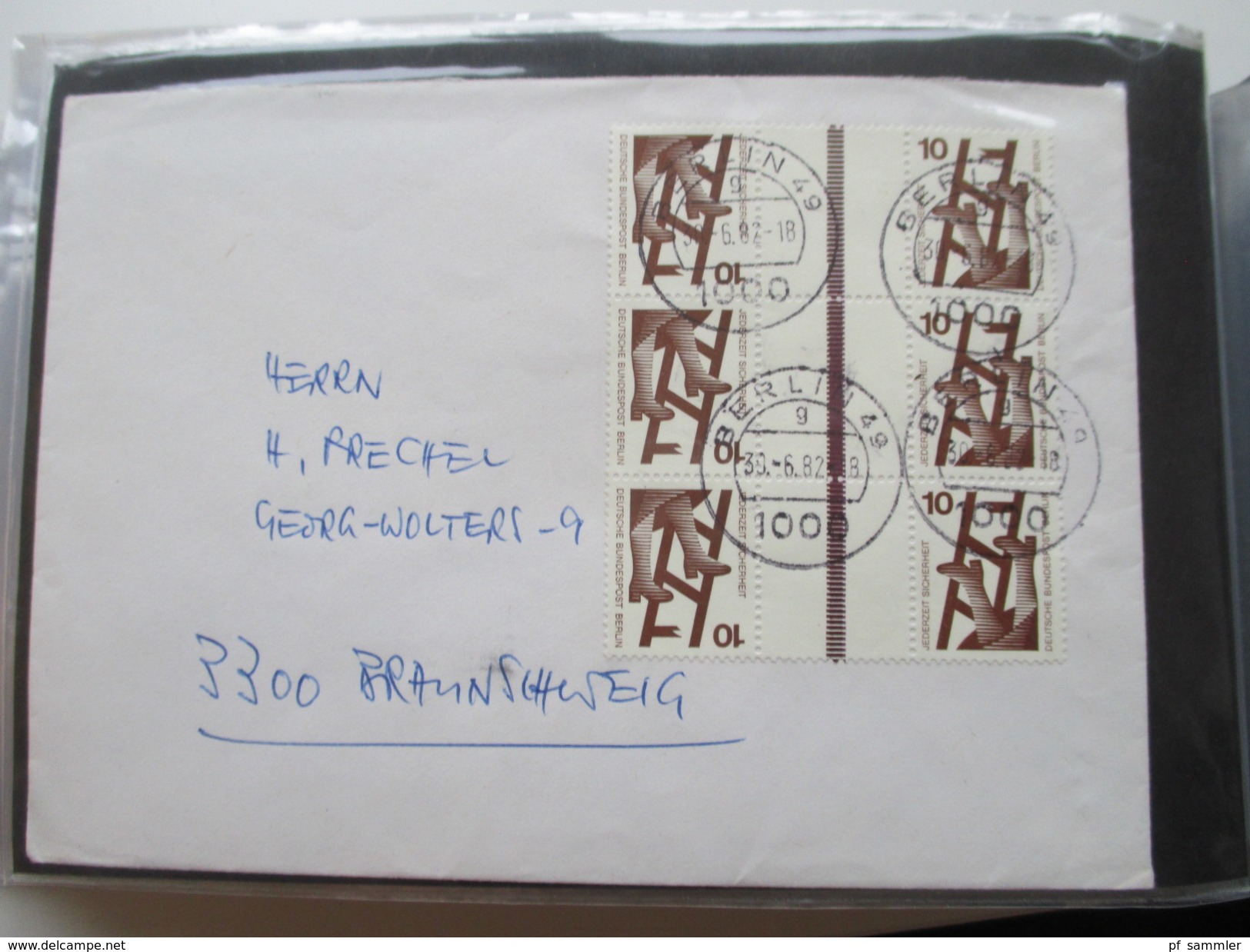 Berlin FDC / Bedarf 1953 - 1991 Fast alles portogerecht + Berlin Stempel! Kehrdrucke / HAN / Paare Sehr spannend! 88 stk