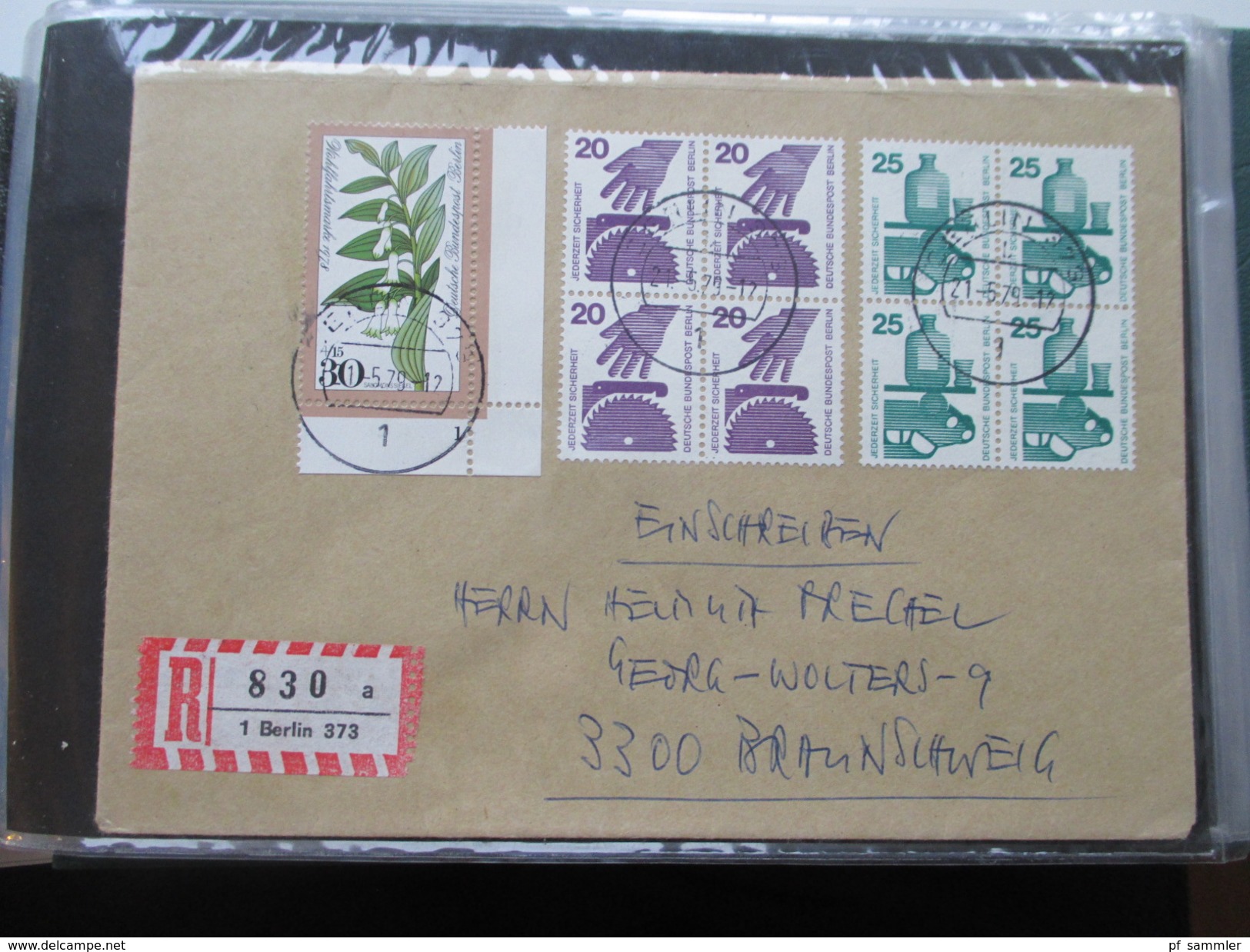 Berlin FDC / Bedarf 1953 - 1991 Fast alles portogerecht + Berlin Stempel! Kehrdrucke / HAN / Paare Sehr spannend! 88 stk