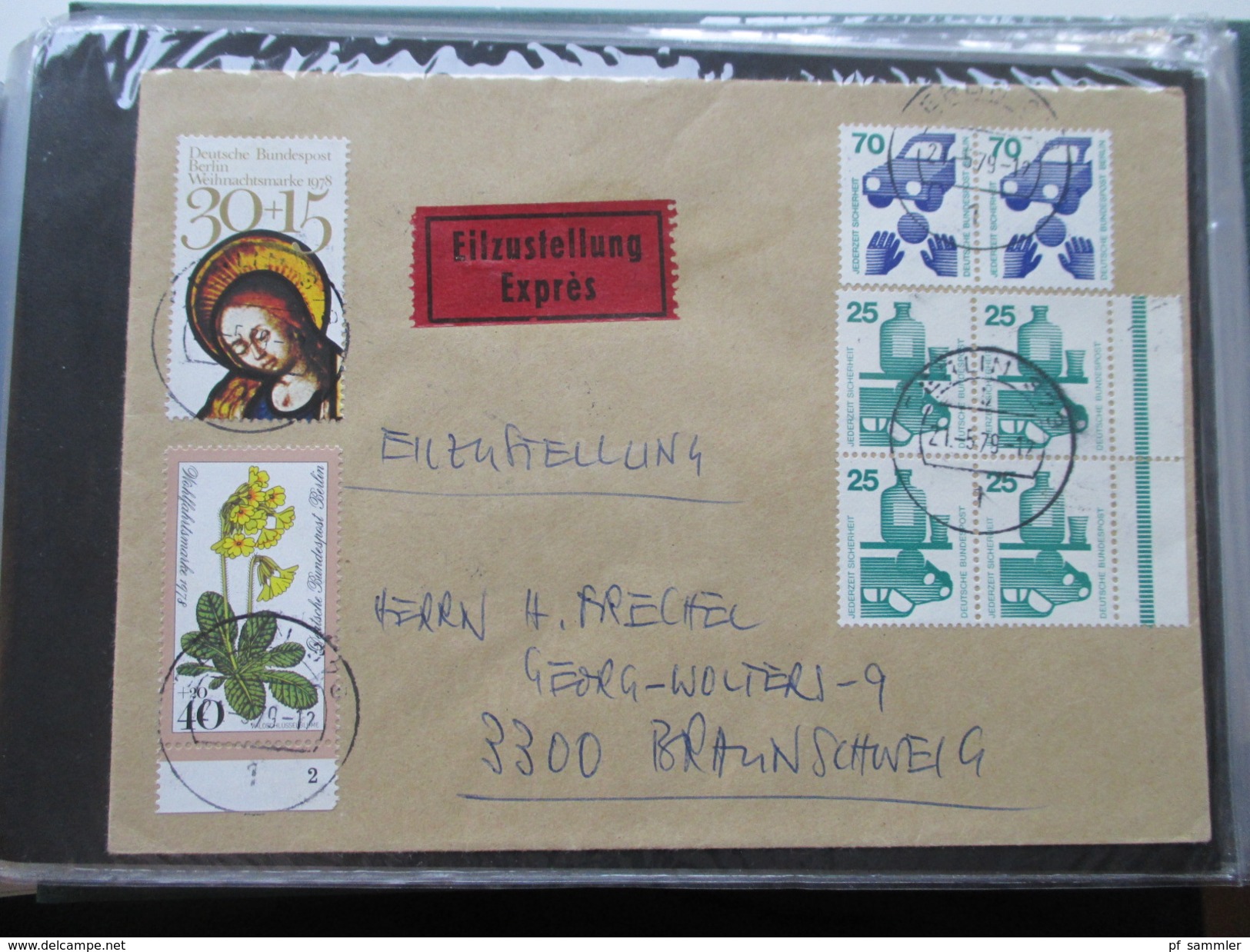 Berlin FDC / Bedarf 1953 - 1991 Fast alles portogerecht + Berlin Stempel! Kehrdrucke / HAN / Paare Sehr spannend! 88 stk