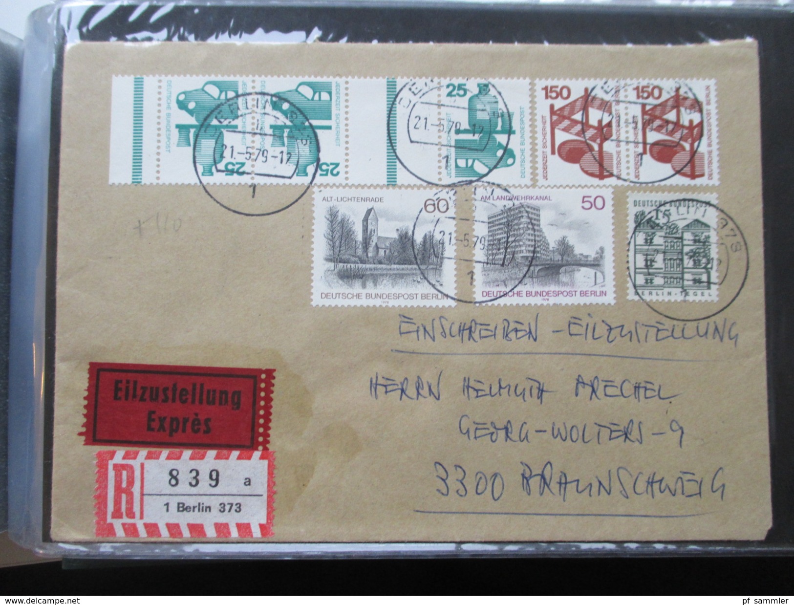 Berlin FDC / Bedarf 1953 - 1991 Fast alles portogerecht + Berlin Stempel! Kehrdrucke / HAN / Paare Sehr spannend! 88 stk