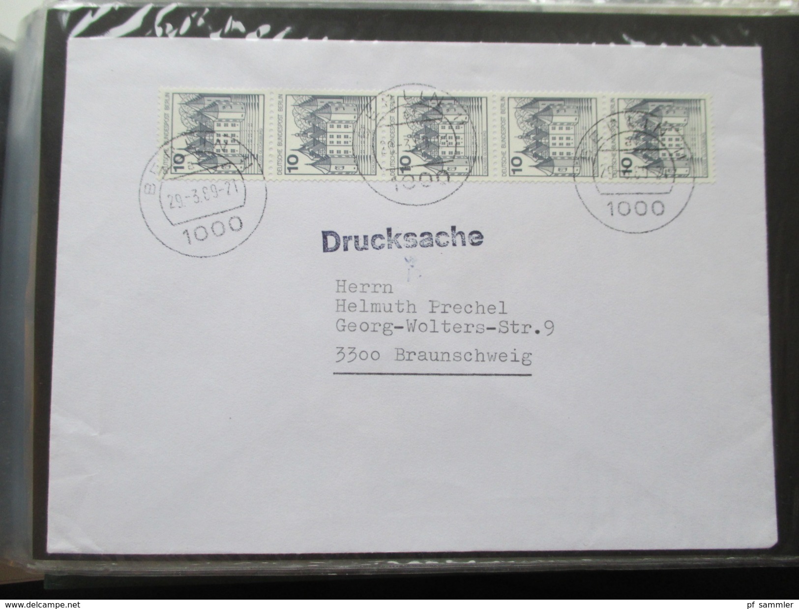 Berlin FDC / Bedarf 1953 - 1991 Fast alles portogerecht + Berlin Stempel! Kehrdrucke / HAN / Paare Sehr spannend! 88 stk