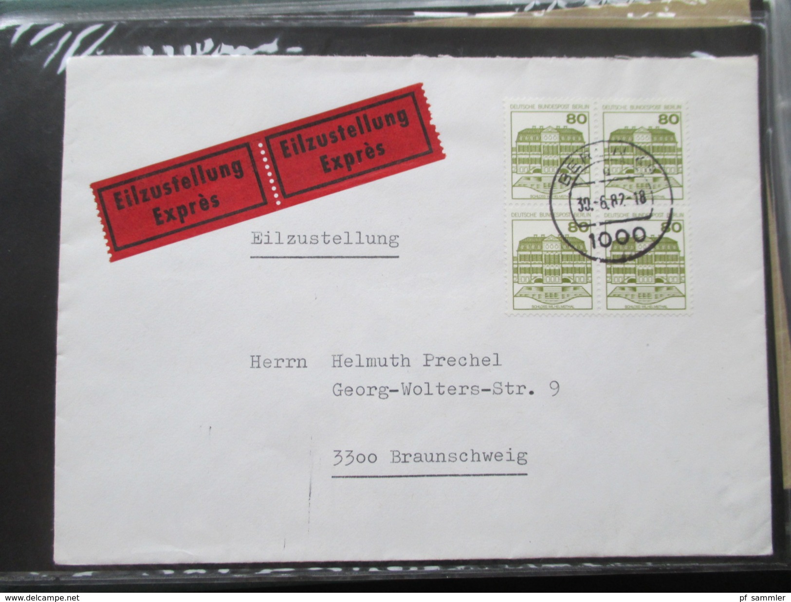 Berlin FDC / Bedarf 1953 - 1991 Fast alles portogerecht + Berlin Stempel! Kehrdrucke / HAN / Paare Sehr spannend! 88 stk