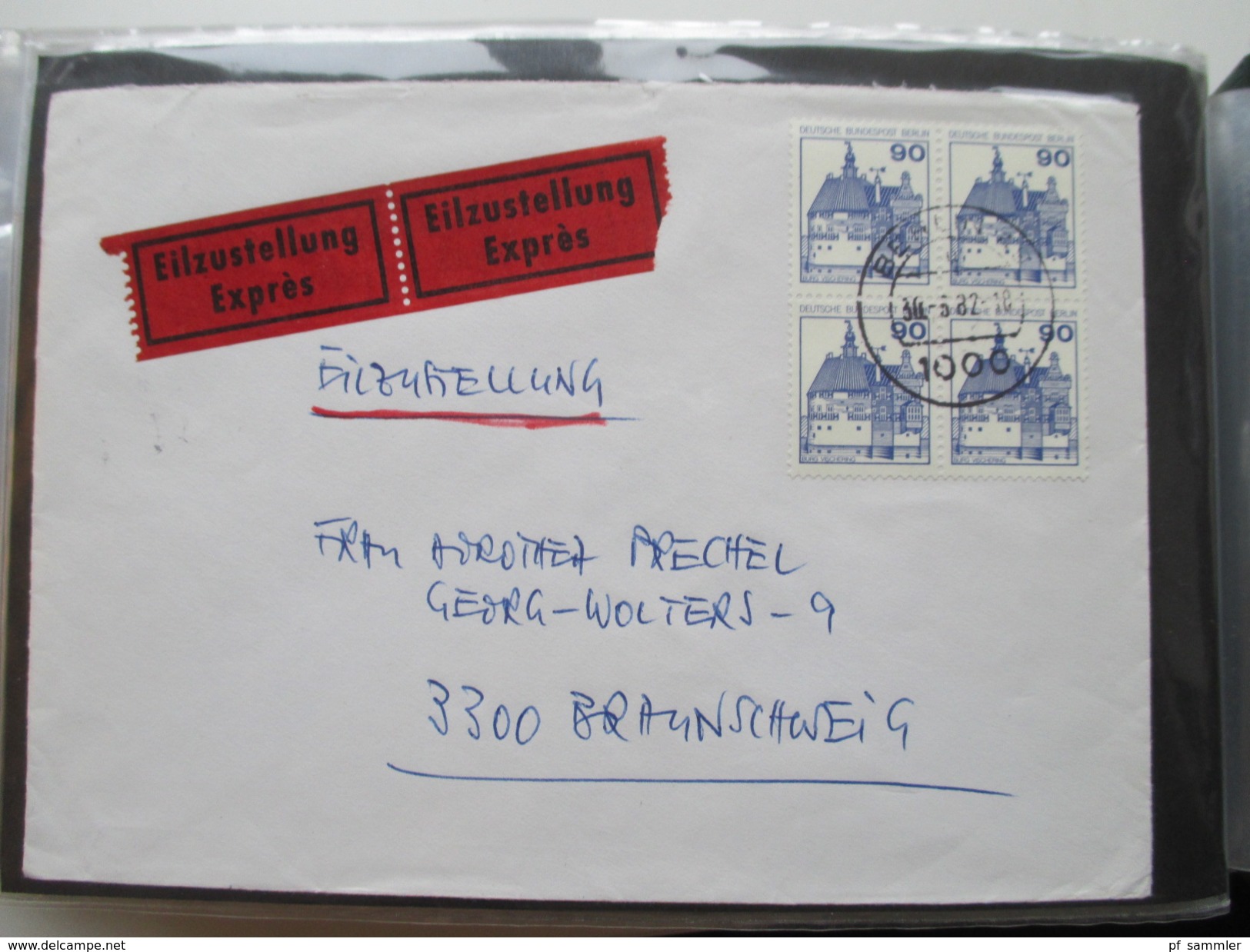 Berlin FDC / Bedarf 1953 - 1991 Fast alles portogerecht + Berlin Stempel! Kehrdrucke / HAN / Paare Sehr spannend! 88 stk