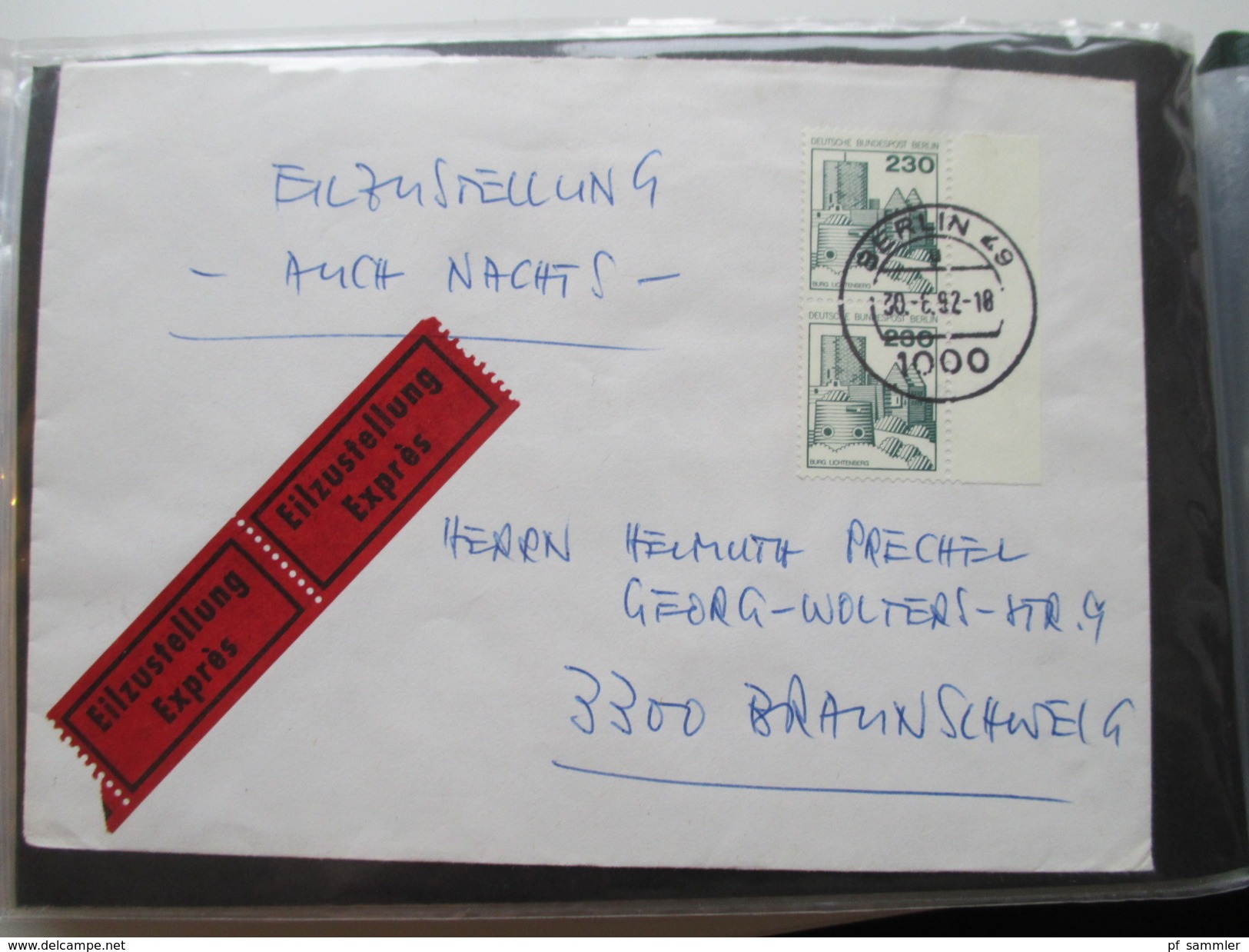 Berlin FDC / Bedarf 1953 - 1991 Fast alles portogerecht + Berlin Stempel! Kehrdrucke / HAN / Paare Sehr spannend! 88 stk