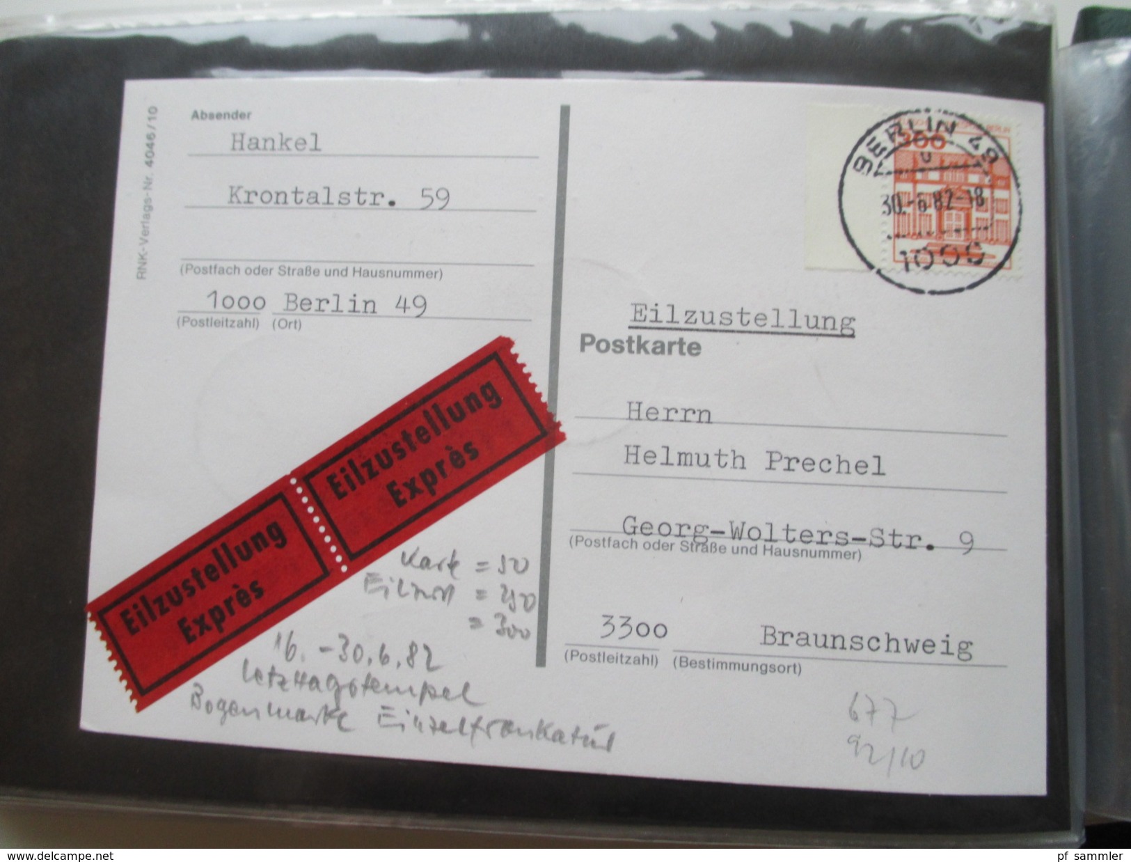 Berlin FDC / Bedarf 1953 - 1991 Fast alles portogerecht + Berlin Stempel! Kehrdrucke / HAN / Paare Sehr spannend! 88 stk