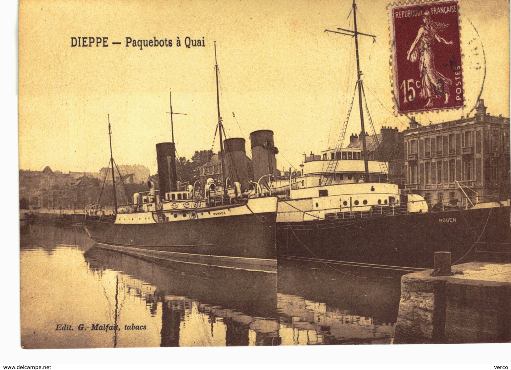 Carte Postale Ancienne De DIEPPE - Dieppe