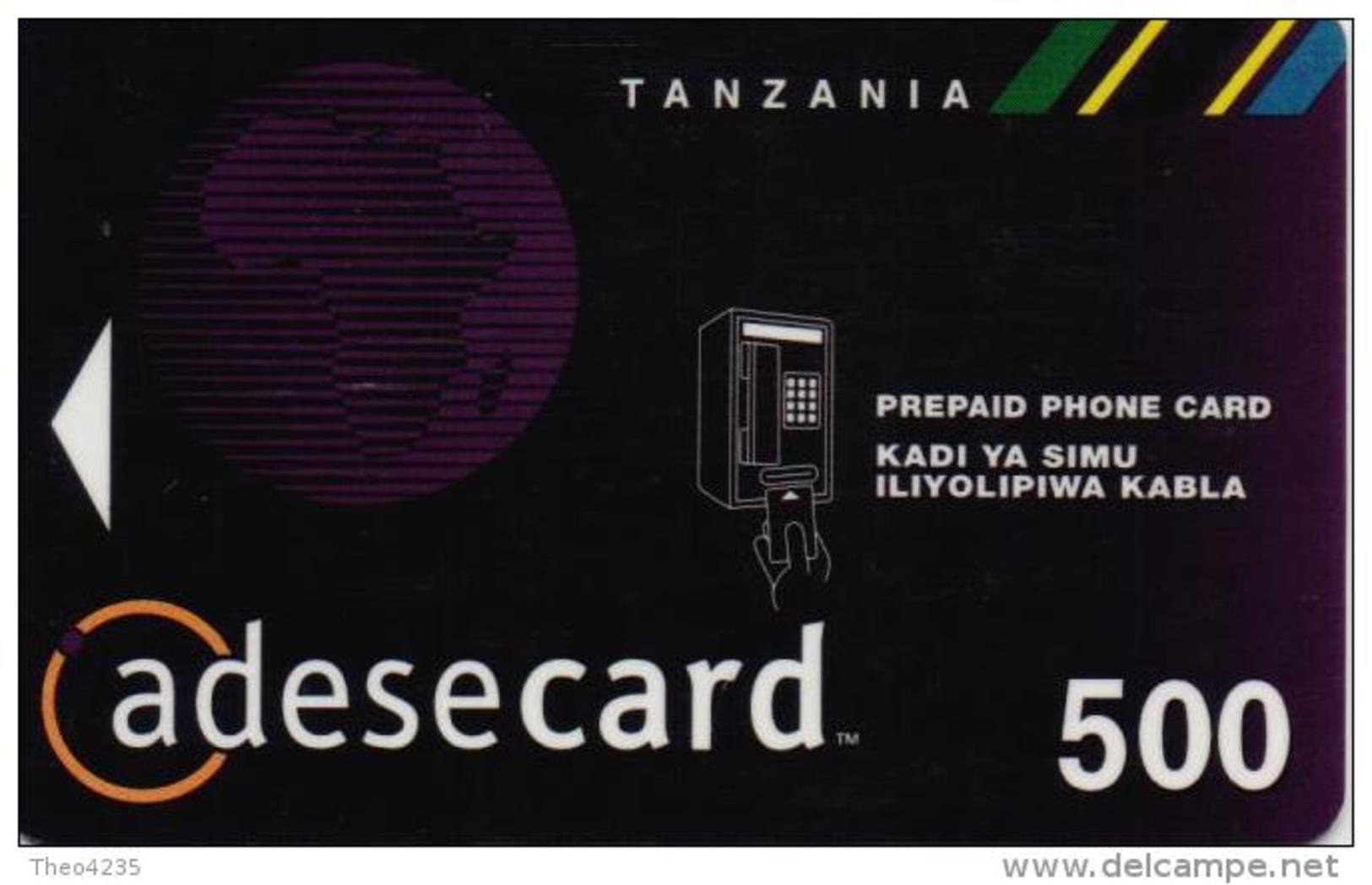 TANZANIA PHONECARD ATL LOGO  500sh-USED(2) - Tanzania