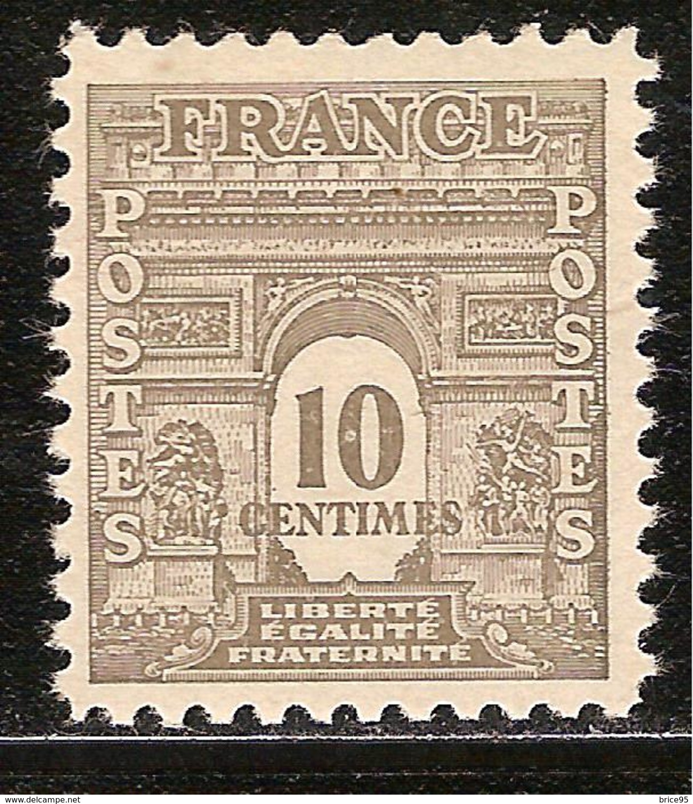 France Variété  N° 621 ** Tache Dans 0 De "10" - Neufs