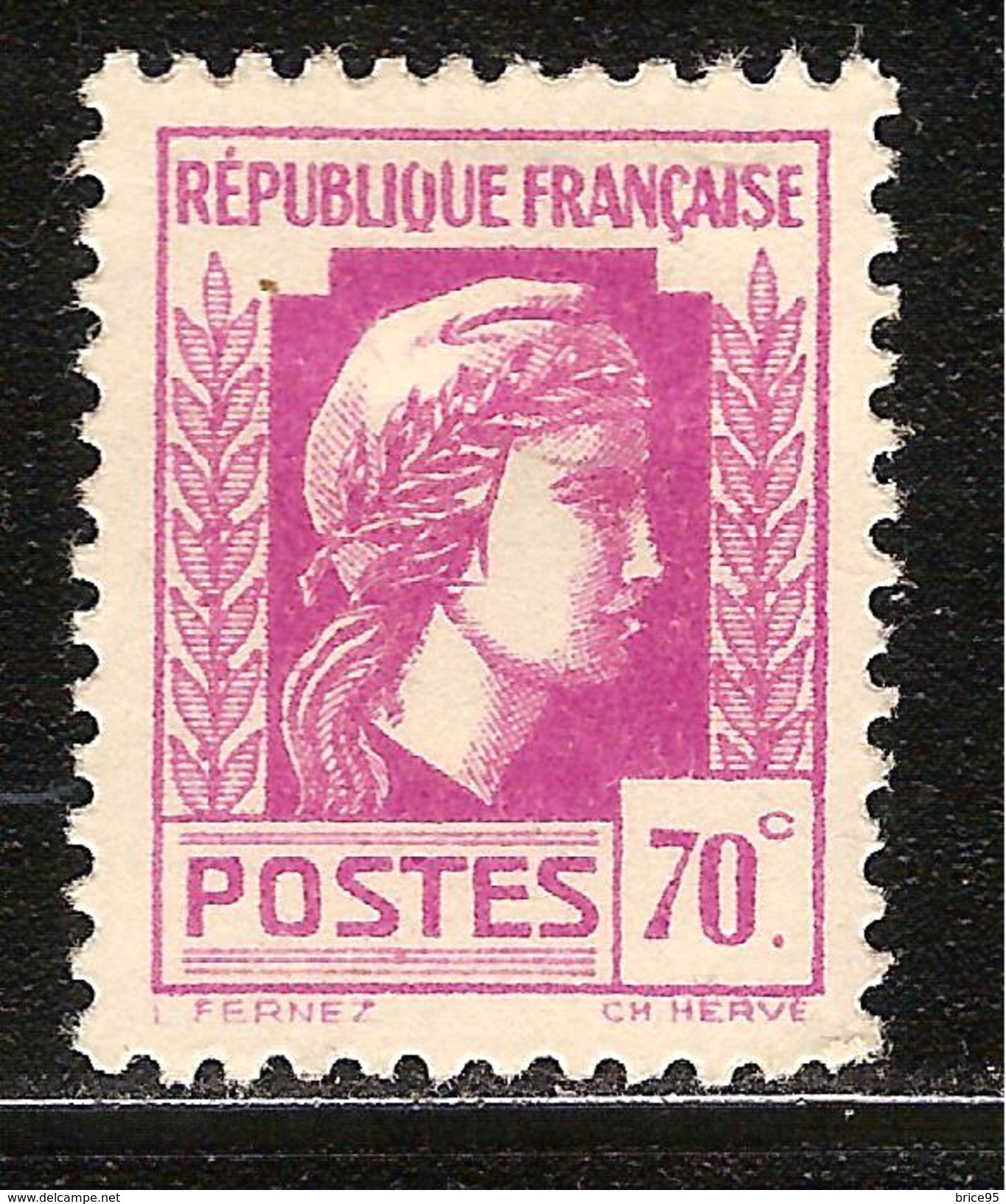 France Variété  N° 635 * "U" De République - Ungebraucht