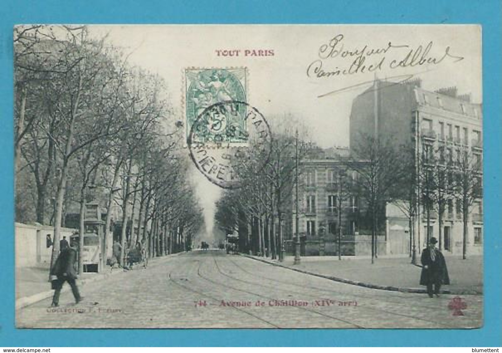 CPA 744 - TOUT PARIS Avenue De Châtillon (XIVème) Ed. FLEURY - Paris (14)