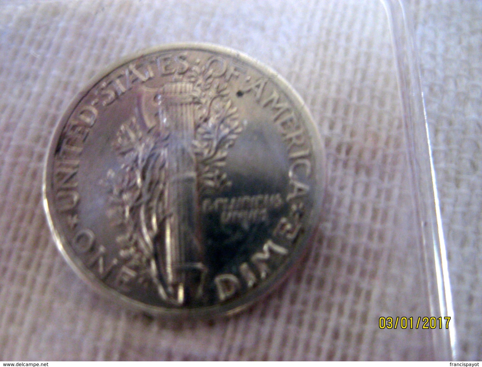 USA Dime 1942 (silver) - 1916-1945: Mercury