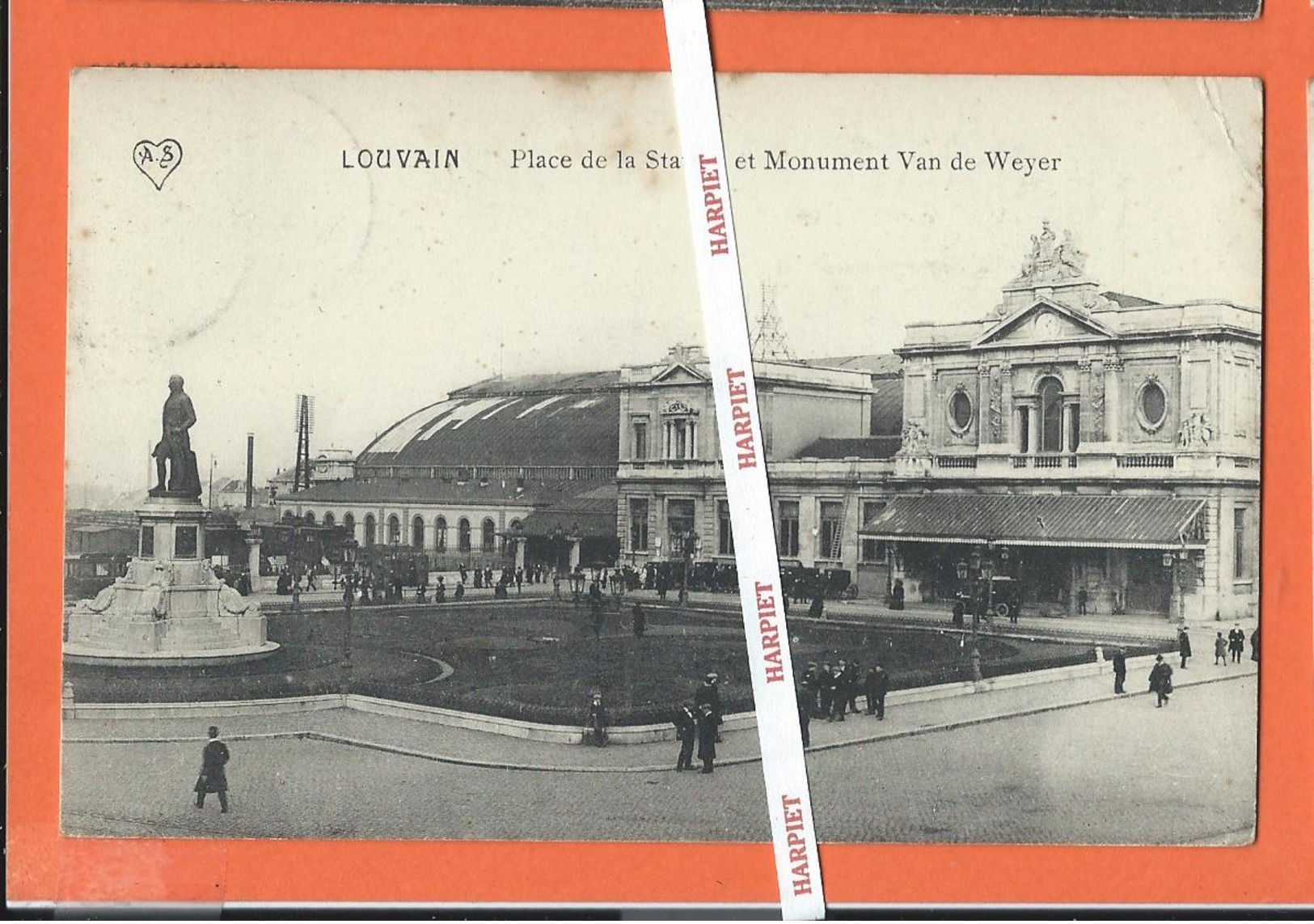 LOUVAIN  -   Place De La Station Et Monument Van De Weyer - Leuven