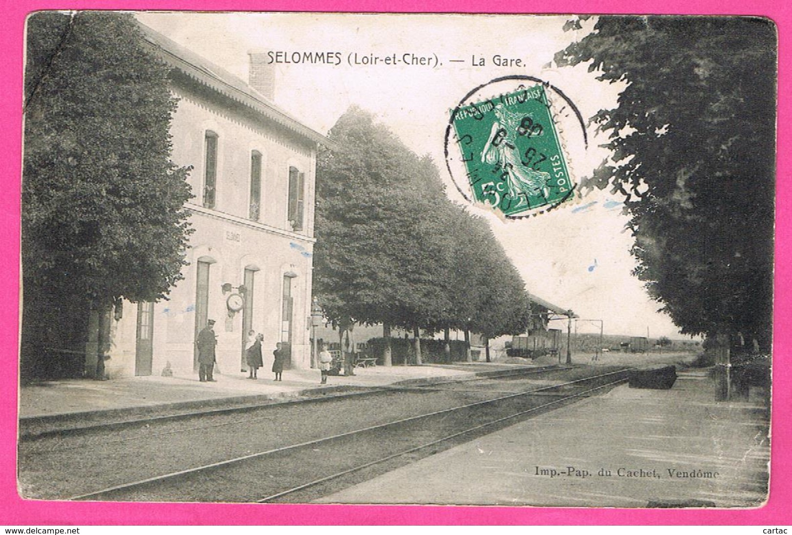 D41. SELOMMES. LA GARE. - Selommes