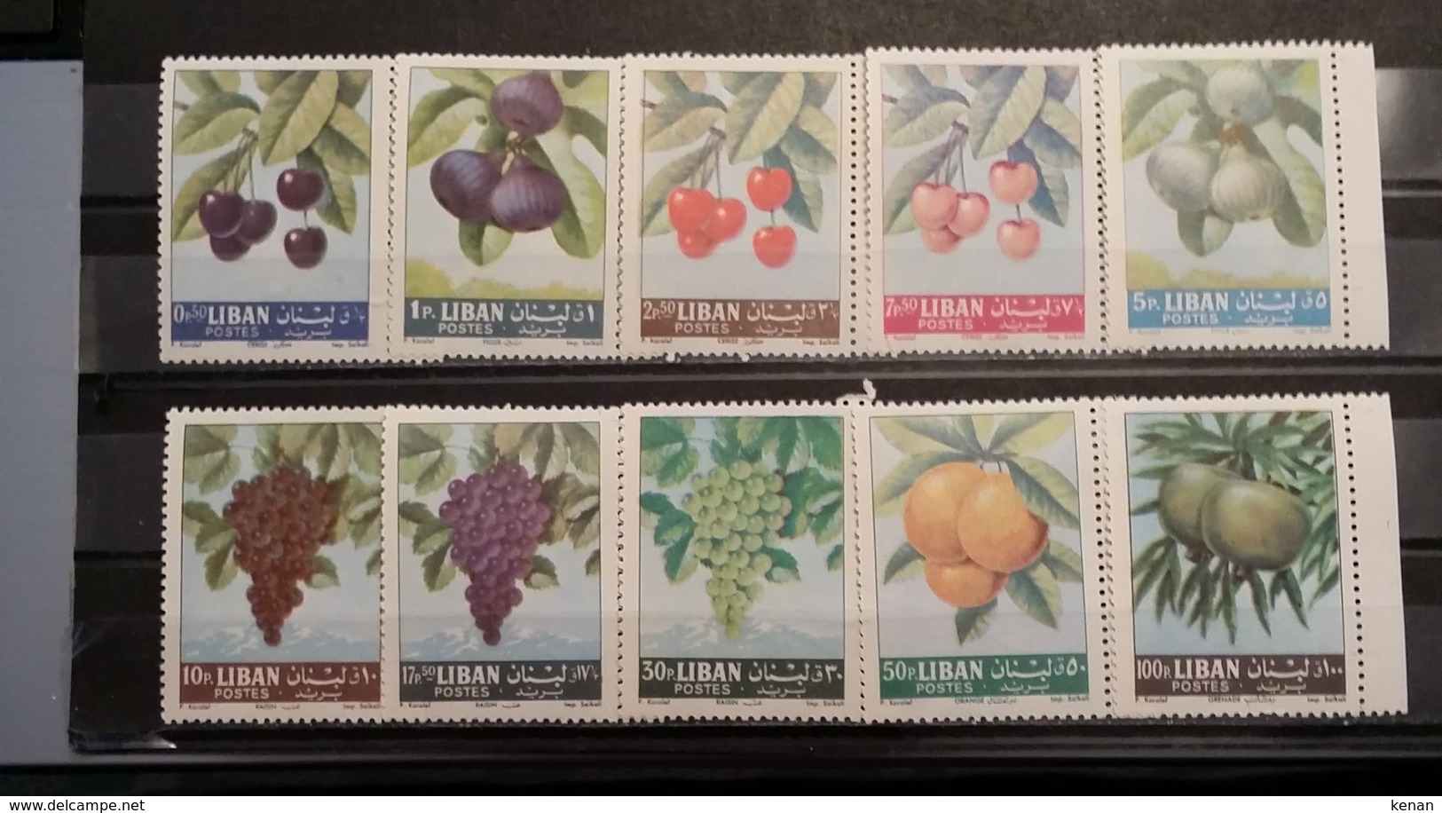 Lebanon, 1993, Mi: 797/06 (MNH) - Fruits