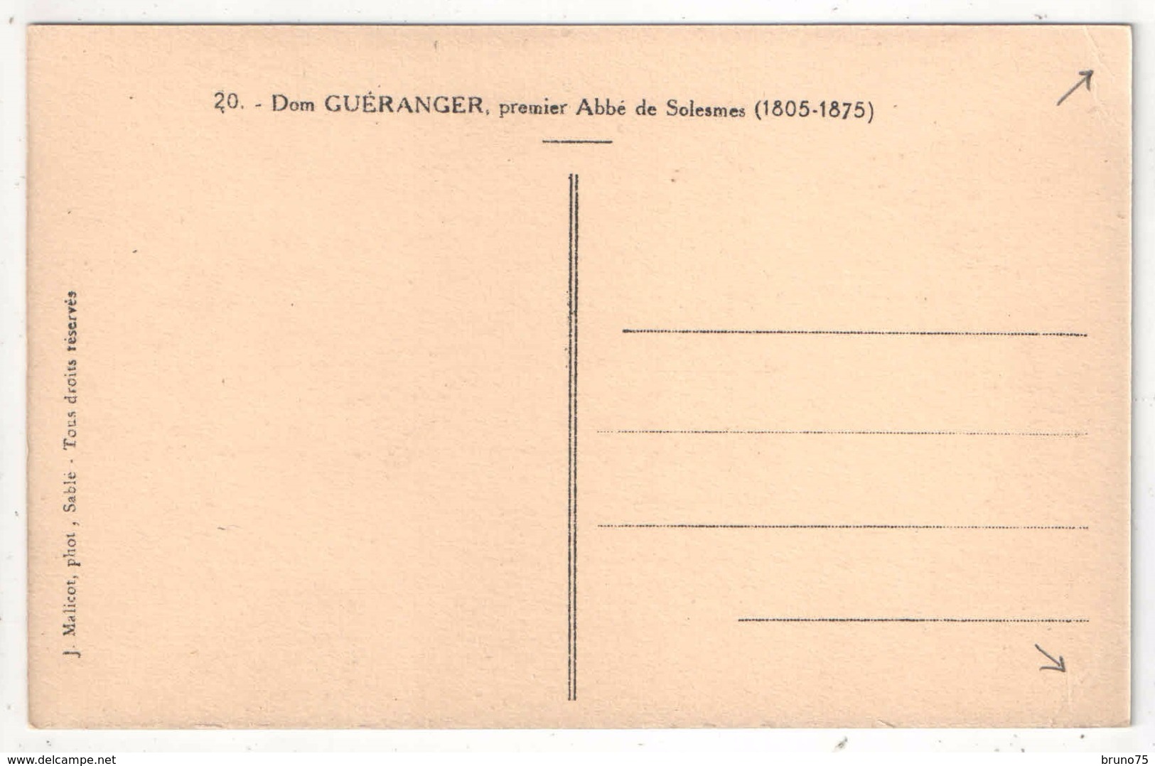 Dom GUERANGER, Premier Abbé De SOLESMES (1805-1875) - Otros & Sin Clasificación