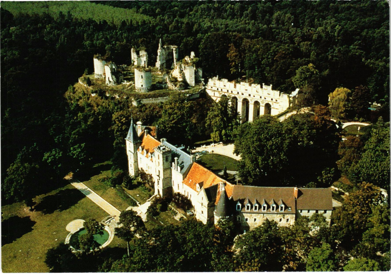 Château De Fère Fère En Tardenois   Vue D'avion Vue Aérienne Rare - Fere En Tardenois