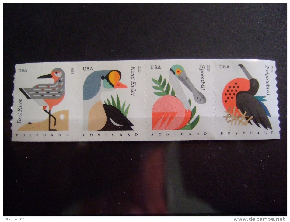 USA  2015     COASTAL BIRDS    MNH **   (Q15-126) - Unused Stamps