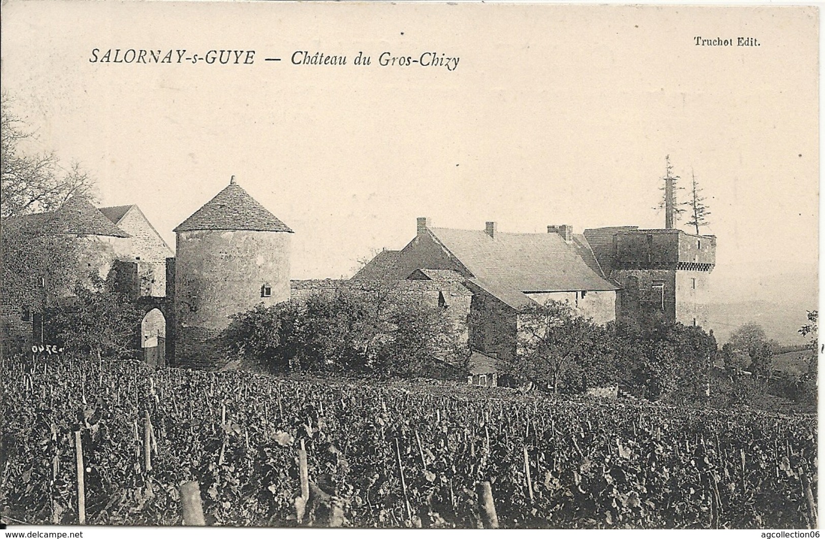 SALORNAY SUR GUYE. CHATEAU DU GROS CHIZY - Autres & Non Classés