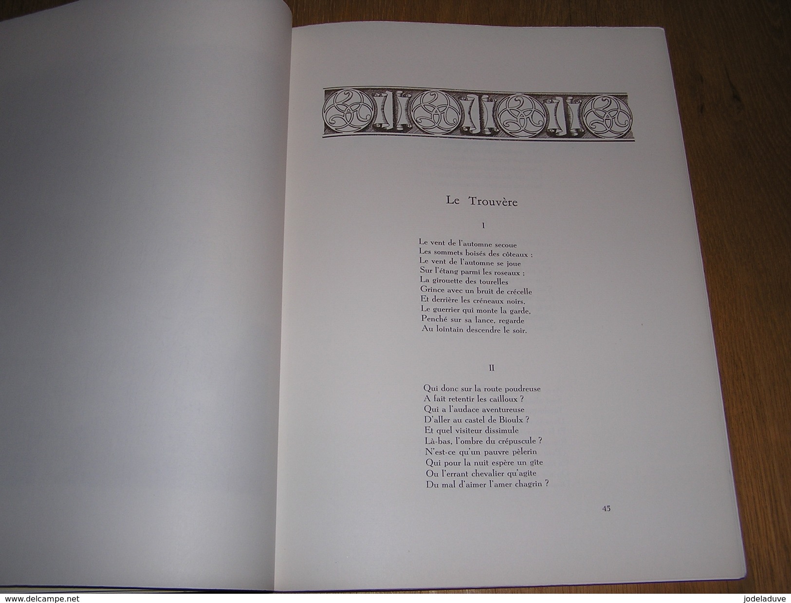 RARE ! MONTAIGLE OU LE ROMAN DE GILLE ET DE MIDONNE Amaury De La Chevalerie 1973 Dinant Falaën A Soler Trouvère Chant HC