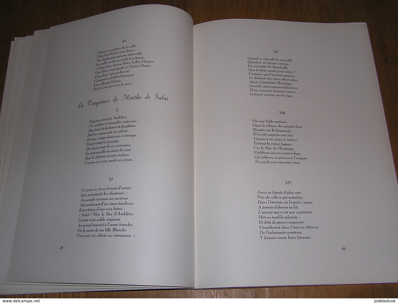 RARE ! MONTAIGLE OU LE ROMAN DE GILLE ET DE MIDONNE Amaury De La Chevalerie 1973 Dinant Falaën A Soler Trouvère Chant HC