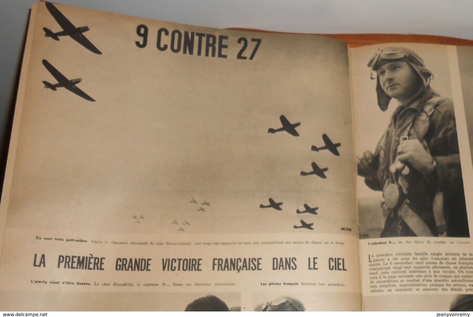 Match. 23 Novembre 1939. Chevalier Chante Au Front. Gort, Dit Le Tigre. - 1900 - 1949