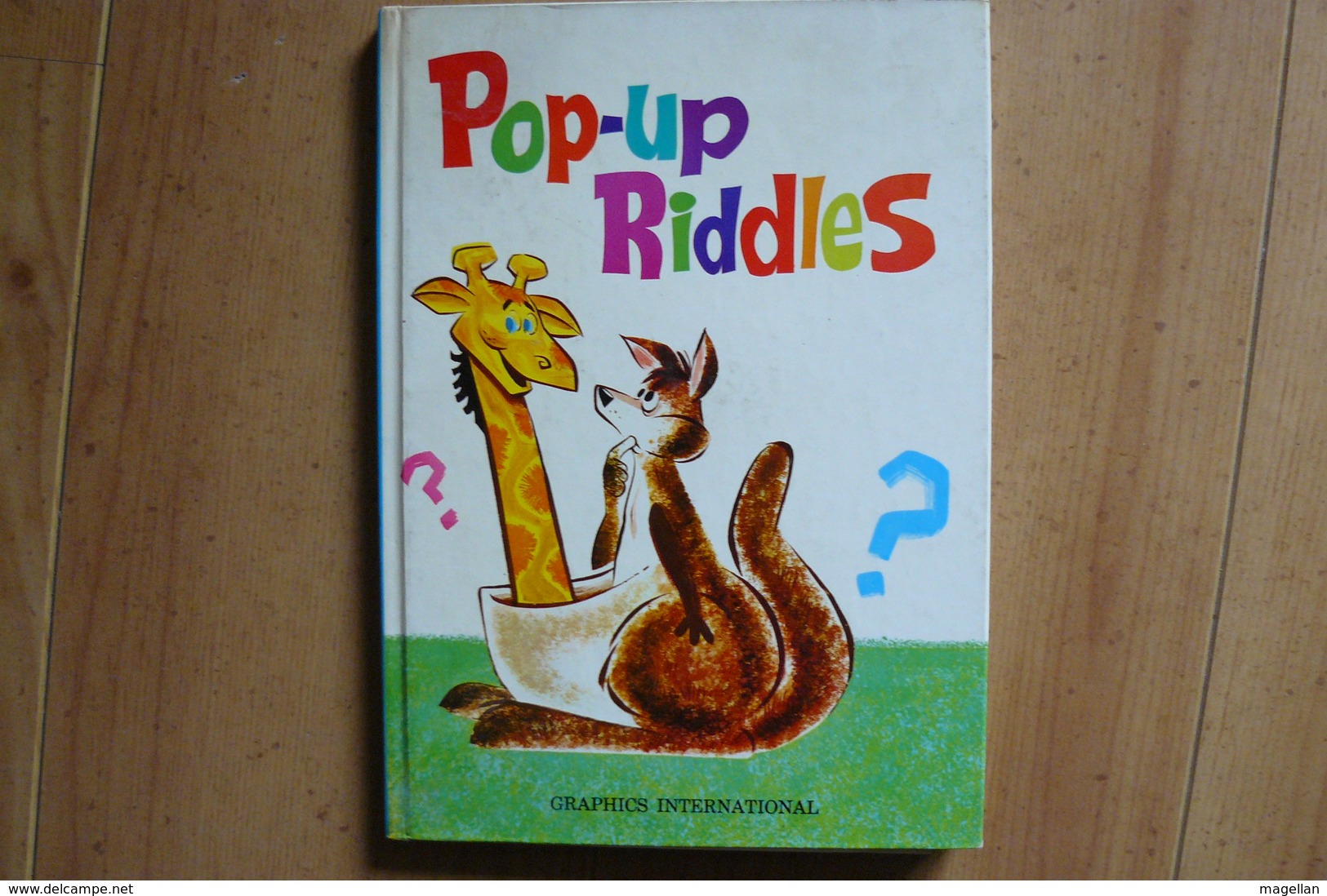 Pop Up - Livre Animé - Pop-Up Riddles - 1968 - Graphics International - Pop-up Boeken