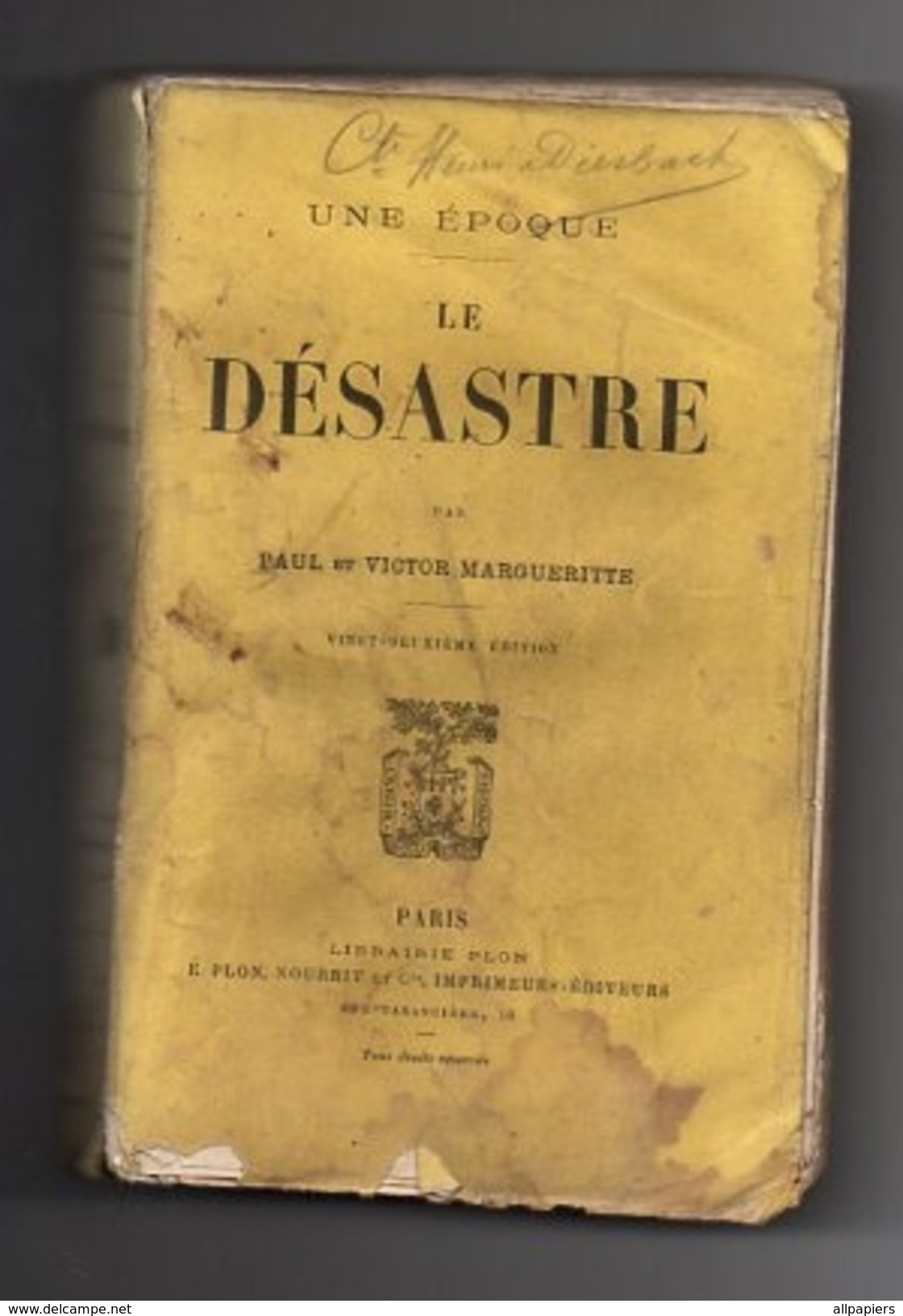 Une époque Le Désastre Par Paul Et Victor Margueritte De 1897 - 1801-1900