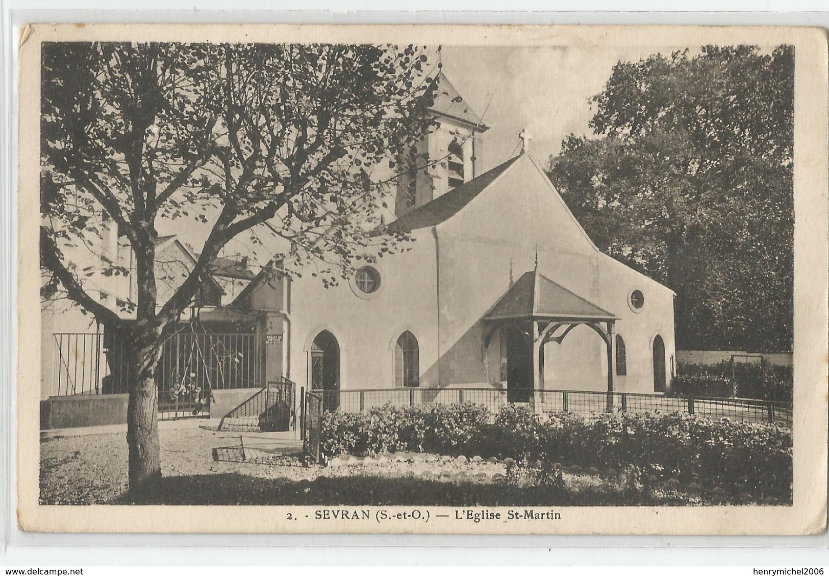 Seine Saint Denis - Sevran église St Martin Pub Publicité Chicorée Bayon Ed Mathis - Sevran