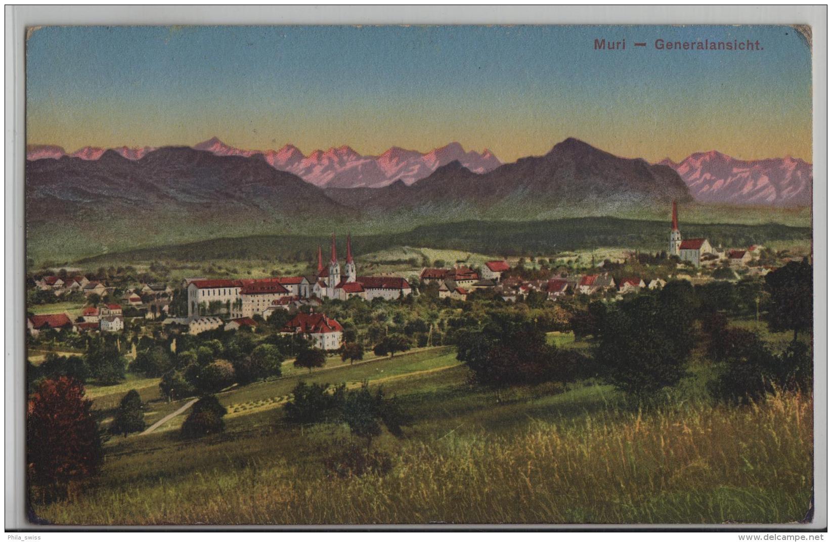 Muri (Aargau) - Generalansicht - Photo: Fr. Huber No. 84 - Muri