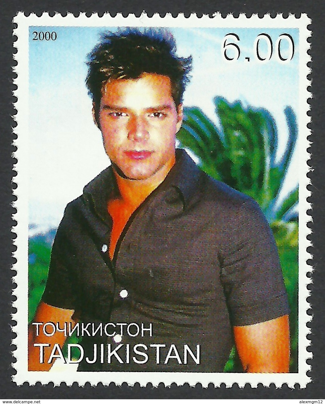 Tajikistan, 6 S. 2000, Ricky Martin, MNH - Tajikistan