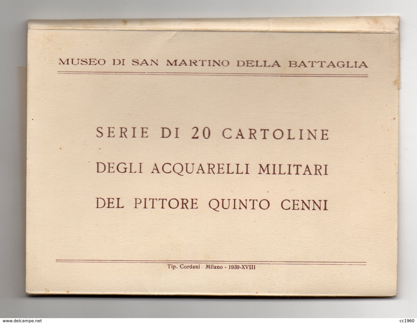 Italia - 1939 - Museo San Martino Della Battaglia - Reali Carabinieri A Cavallo - Non Viaggiata - (FDC2550) - Uniforms